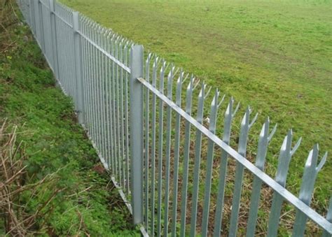 M High W Section Galvanized Palisade Fencing Steel