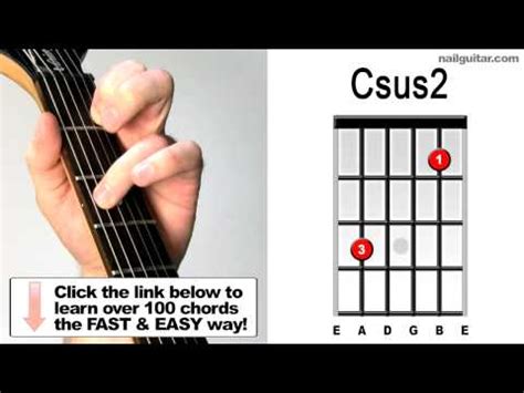 Csus2 Guitar Chord