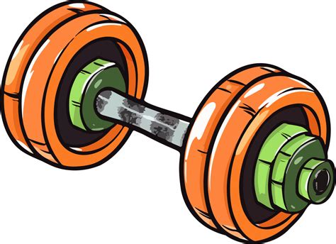 Ai Generated Dumbbell Clipart Design Illustration 35510987 Png