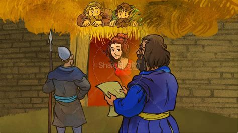 Sharefaith Media Joshua 2 The Story Of Rahab Kids Bible Stories