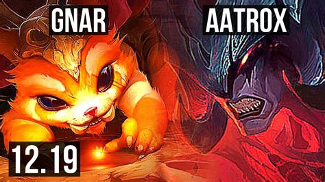 GNAR Vs AATROX TOP 10 1 6 1 6M Mastery 900 Games Legendary KR