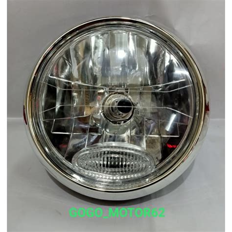 Jual Headlamp Lampu Depan Reflektor Kedok Batok Depan Vixion Bulat Old