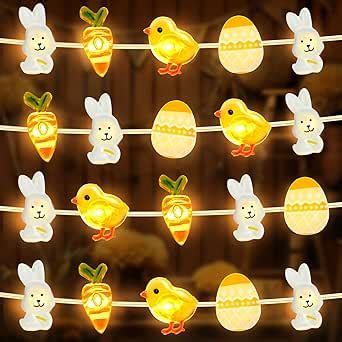 Bolweo Ostern Lichterketten Ft M Led Ostern Lichterkette Mit