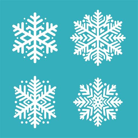 Premium Vector Free Vector Simple Snowflake Icon