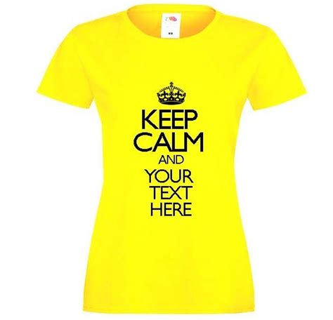 Keep Calm Shirt Ladies Tshirt Sezzar