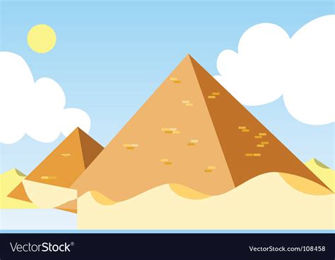 Pyramid Royalty Free Vector Image Vectorstock