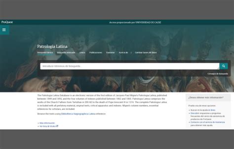 Formación sobre Patrología Latina Área de Biblioteca