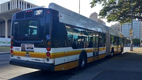 TheBus Honolulu HI Route 20 Airport Pearlridge Bus 6004 2022 New