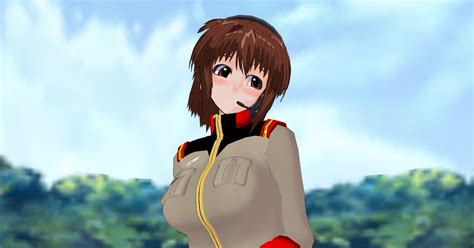 ミユ・タキザワ 地球連邦軍女性士官制服【完成】 めたろじmetalogicのマンガ 3dカスタム少女mod配布リンク 3d