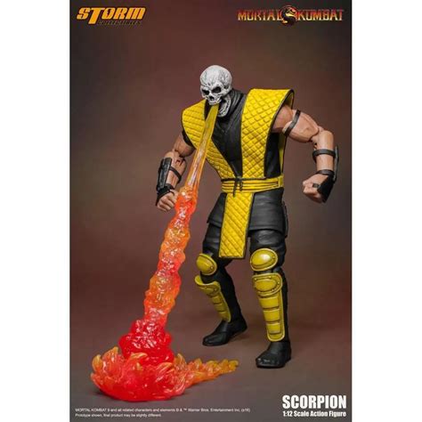 Mortal Kombat Scorpion 7 Action Figure Storm Collectibles - ToyWiz