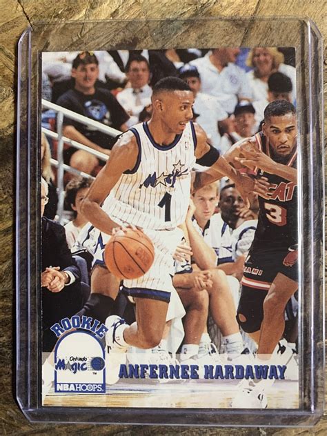 Anfernee Hardaway 1994 Skybox Nba Hoops Rookie Card 380 Orlando Magic Rc Ebay