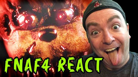 REACTION TO FIVE NIGHTS AT FREDDY S 4 TRAILER YouTube