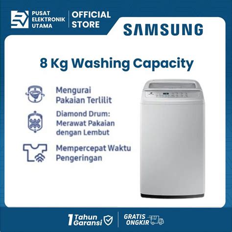 Jual Mesin Cuci Samsung Wa H Sw Tabung Top Loading Kg Bukaan