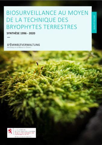 Biosurveillance Au Moyen De La Technique Des Bryophytes Terrestres