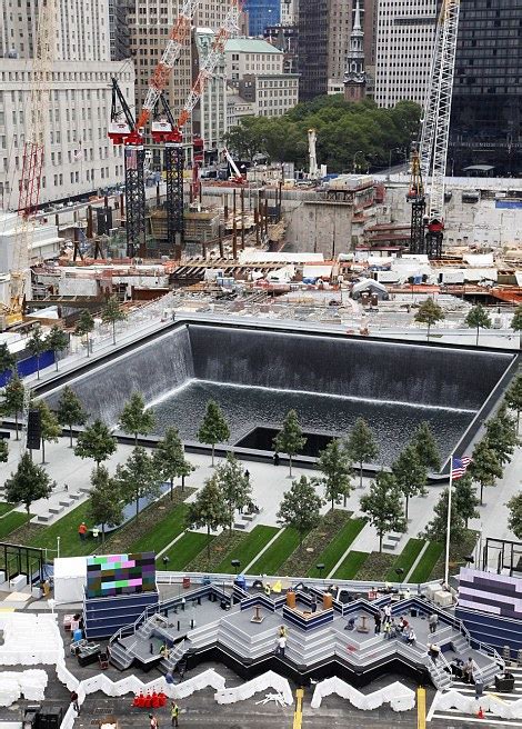 911 Anniversary Ground Zero Memorial Revealed In Pictures For 1st