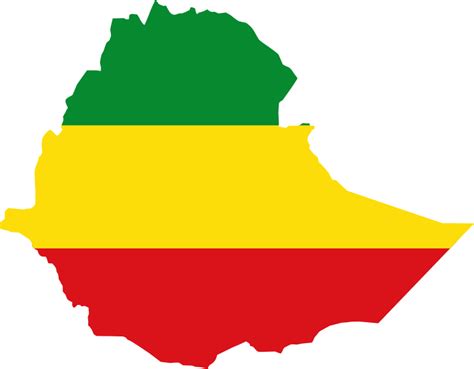 File Flag Map Of Ethiopia Svg Ethiopia Flag Ethiopian