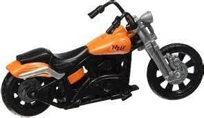 Hot Wheels Rollin Thunder Bike Years Orange Amazon In Toys Games