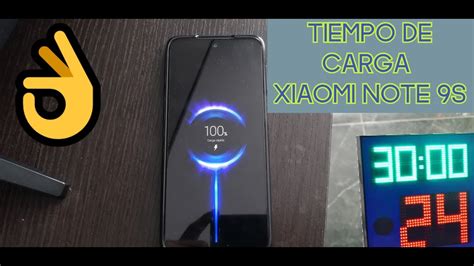 INCREIBLE TIEMPO DE CARGA XIAOMI REDMI NOTE 9S PRUEBA DE CARGA