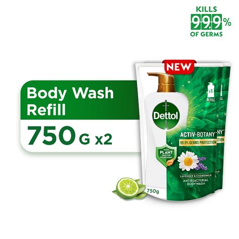 [bundle Of 2] Dettol Activ Botany Anti Bacterial Body Wash Lavender