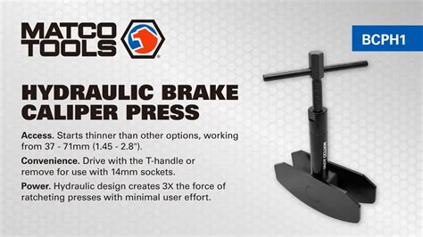 Bcph1 Matco Tools Hydraulic Brake Caliper Pressmp4 On Vimeo