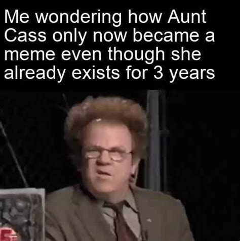 Me Wondering How Aunt Cass Only Now Became A Meme Even Though She