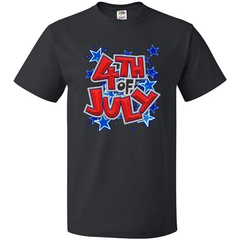 4th Of July T Shirt Black Inktastic