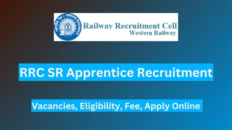 Rrc Sr Apprentice Recruitment Vacancies Eligibility Fee