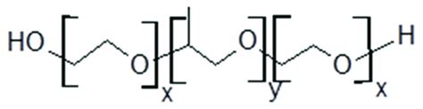 Generalised Structure Of A Peo Ppo Peo Triblock Polymer X And Y