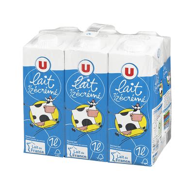 Lait Demi Cr M Uht U Brique Slim Litre Sint Maarten Saint