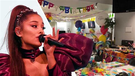 Ariana Grande Celebrated Turning 26 With A Kids Themed Birthday Party