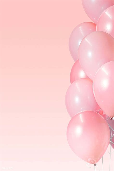 Download Pink Balloons Float In The Sky Creating A Beautiful Pink