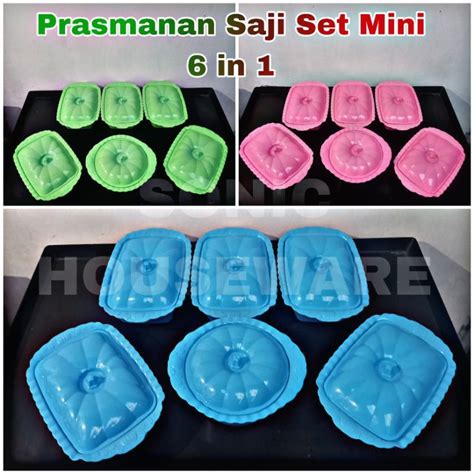 Jual 6 Pcs Basi Prasmanan Saji Set Mini Labu 6 In 1 Tempat Wadah