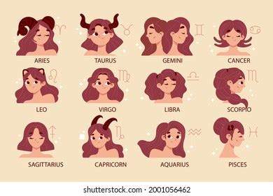 Girl Face Construction Avatar Creation Different Stock Vector Royalty