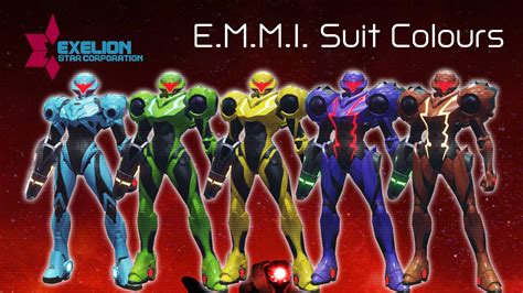 E M M I Suit Samus Recolours Metroid Dread Mods