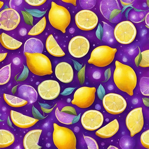 40+ Lemon Pattern Background Illustrations (Free Download) - Trails and ...