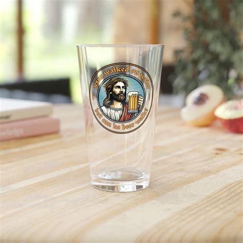 Funny Pint Glasses Jesus Jokes Beer Glass Funny Quotes - Etsy