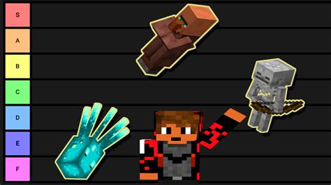 Minecraft Tier List Mobs To Most Useful To Useless Youtube