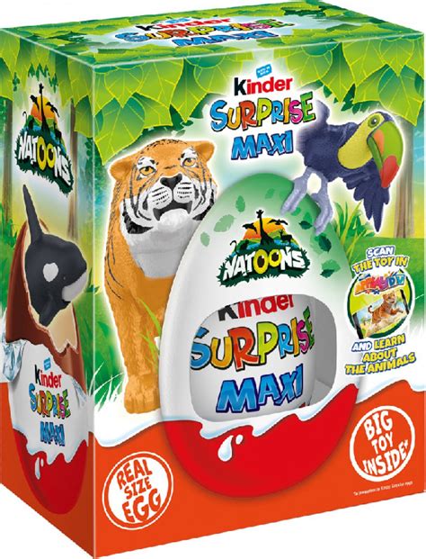 Kinder Surprise Maxi Natoons 100 g od 329 Kč Zbozi cz