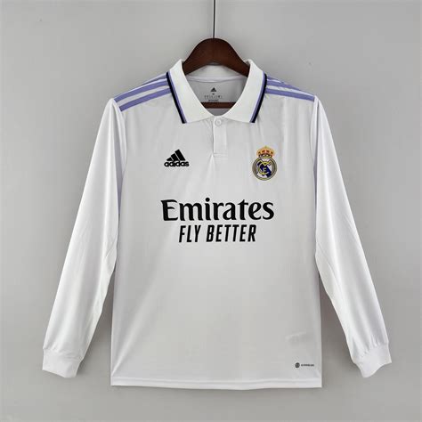 Camisa Real Madrid Home 2022 2023 Manga Longa