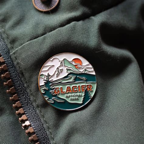 Glacier National Park Enamel Pin The Landmark Project