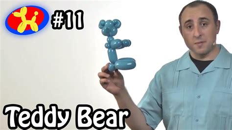 One Balloon Teddy Bear - Balloon Animal Lessons #11 - YouTube