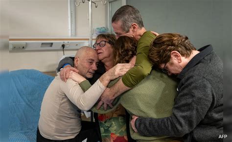 Tears, Hugs At Israel Hospital As 2 Gaza Hostages Reunited With Families