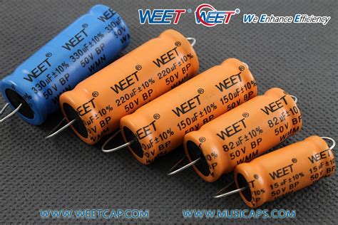 Weet Wmn Bi Polar 120hz Wmm Np 1khz Aluminum Electrolytic Capacitors For Audio And Speaker