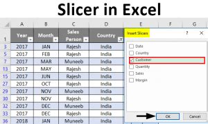 Slicer in Excel | How to Insert Slicer in Excel (with Examples)