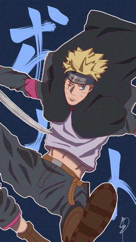 Boruto | Arte de naruto, Arte de personajes, Zorro rojo