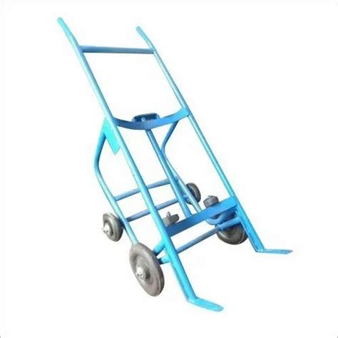 Nakshtra Mild Steel Three Wheel Drum Lifter Trolley Loading Capacity