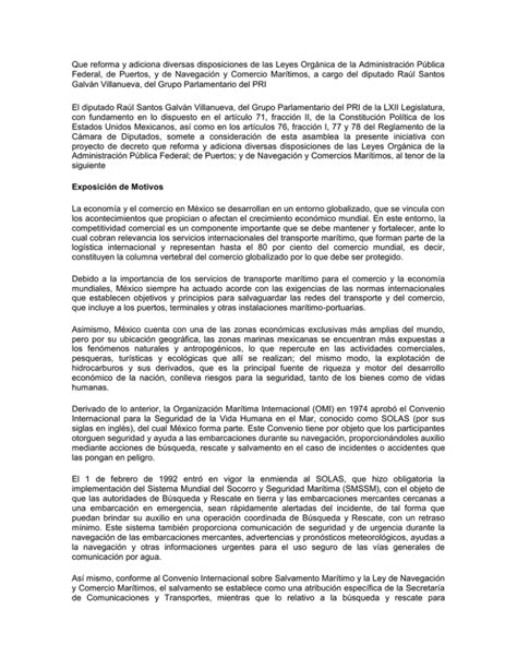 Que Reforma Y Adiciona Diversas Disposiciones De Las Leyes Org Nica