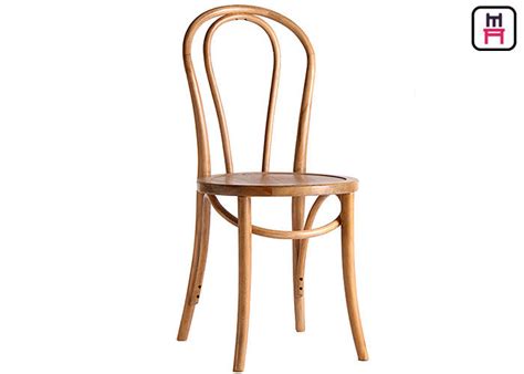 Rustic Style Vienna Walnut Bentwood Cafe Chairs For Hotel Office Home