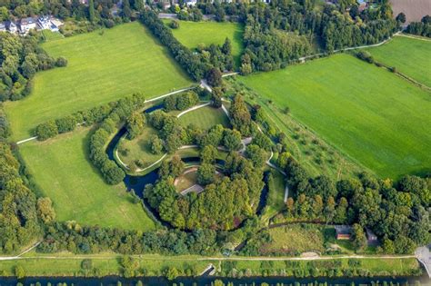 Luftaufnahme Hamm Parkanlage Burghügel Mark in Hamm im Bundesland