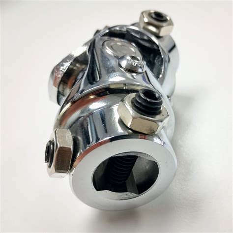 Forged Steel Chrome Universal Single Steering U Joint 3 4 DD X 3 4 DD